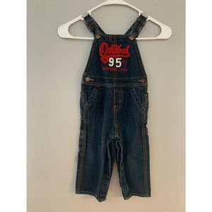Oshkosh boys embroidered overalls 24 months